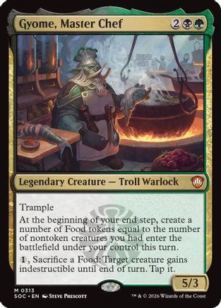 Gyome, Master Chef (313) [Commander: Secrets of Strixhaven] - Deck Out Gaming