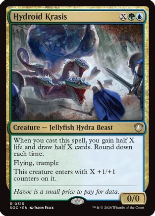 Hydroid Krasis (315) [Commander: Secrets of Strixhaven] - Deck Out Gaming