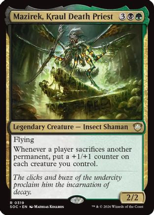 Mazirek, Kraul Death Priest (319) [Commander: Secrets of Strixhaven] - Deck Out Gaming