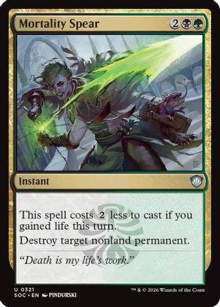 Mortality Spear (321) [Commander: Secrets of Strixhaven] - Deck Out Gaming