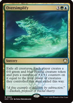 Oversimplify (322) [Commander: Secrets of Strixhaven] - Deck Out Gaming