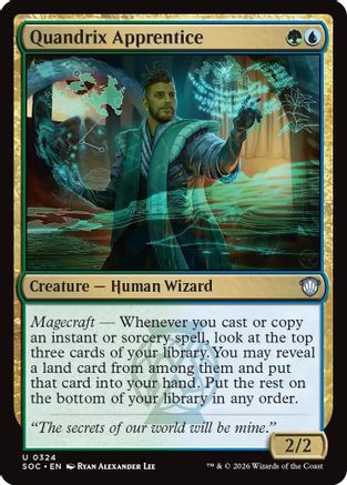 Quandrix Apprentice (324) [Commander: Secrets of Strixhaven] - Deck Out Gaming