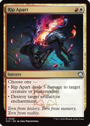 Rip Apart (328) [Commander: Secrets of Strixhaven] - Deck Out Gaming