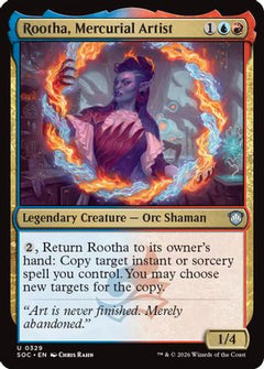 Rootha, Mercurial Artist (329) [Commander: Secrets of Strixhaven] - Deck Out Gaming