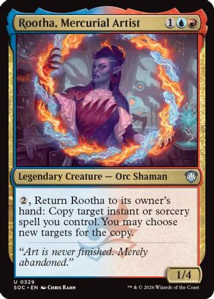 Rootha, Mercurial Artist (329) [Commander: Secrets of Strixhaven] - Deck Out Gaming