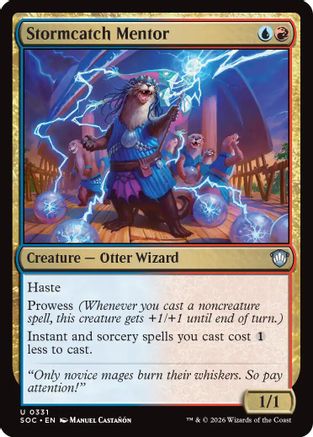 Stormcatch Mentor (331) [Commander: Secrets of Strixhaven] - Deck Out Gaming