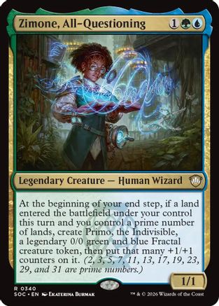 Zimone, All-Questioning (340) [Commander: Secrets of Strixhaven] - Deck Out Gaming
