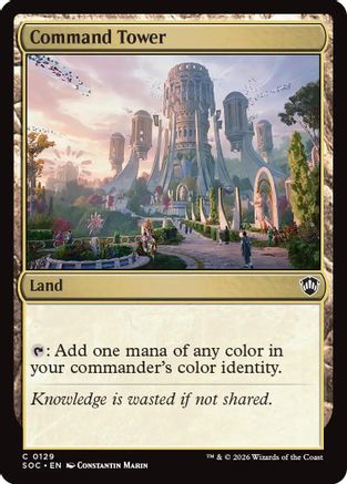 Command Tower (129) [Commander: Secrets of Strixhaven] - Deck Out Gaming