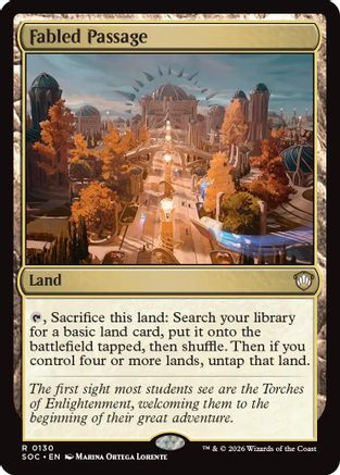 Fabled Passage (130) [Commander: Secrets of Strixhaven] - Deck Out Gaming