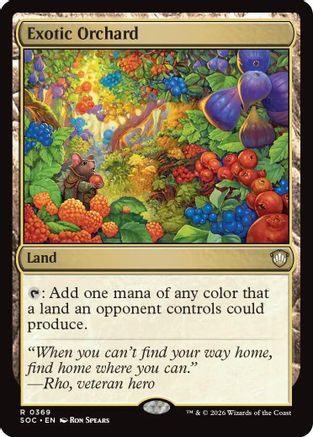 Exotic Orchard (369) [Commander: Secrets of Strixhaven] - Deck Out Gaming