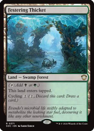 Festering Thicket (371) [Commander: Secrets of Strixhaven] - Deck Out Gaming