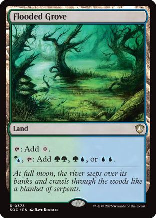 Flooded Grove (373) [Commander: Secrets of Strixhaven] - Deck Out Gaming