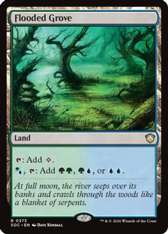 Flooded Grove (373) [Commander: Secrets of Strixhaven] - Deck Out Gaming