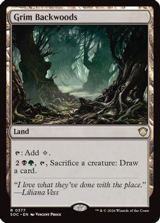 Grim Backwoods (377) [Commander: Secrets of Strixhaven] - Deck Out Gaming