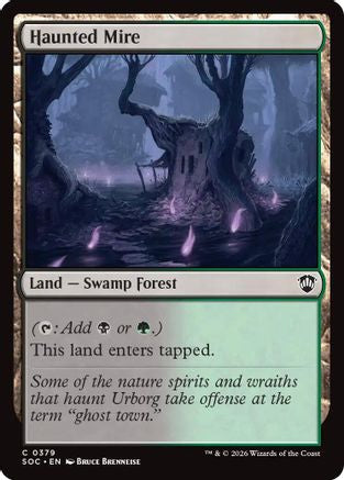 Haunted Mire (379) [Commander: Secrets of Strixhaven] - Deck Out Gaming
