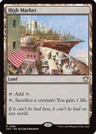 High Market (380) [Commander: Secrets of Strixhaven] - Deck Out Gaming