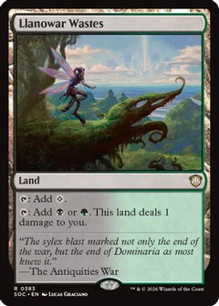 Llanowar Wastes (383) [Commander: Secrets of Strixhaven] - Deck Out Gaming