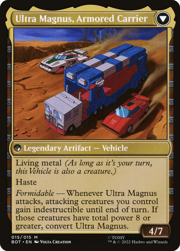 Ultra Magnus, Tactician (15) [Universes Beyond: Transformers] foil - Deck Out Gaming