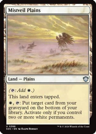 Mistveil Plains (386) [Commander: Secrets of Strixhaven] - Deck Out Gaming