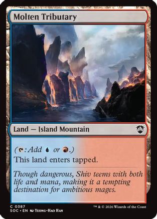 Molten Tributary (387) [Commander: Secrets of Strixhaven] - Deck Out Gaming