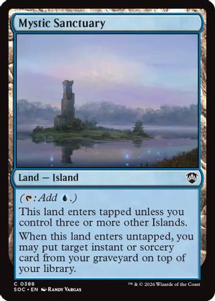 Mystic Sanctuary (388) [Commander: Secrets of Strixhaven] - Deck Out Gaming