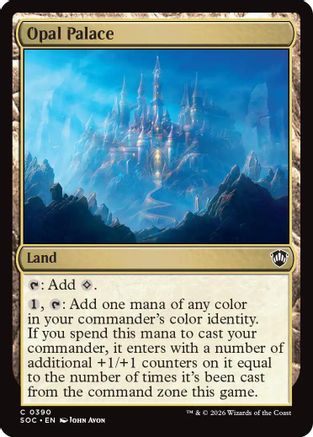 Opal Palace (390) [Commander: Secrets of Strixhaven] - Deck Out Gaming