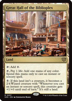 Great Hall of the Biblioplex (257) [Secrets of Strixhaven] foil - Deck Out Gaming