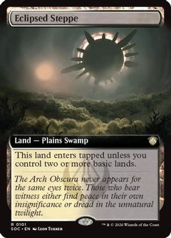 Eclipsed Steppe (Extended Art) (101) [Commander: Secrets of Strixhaven] - Deck Out Gaming