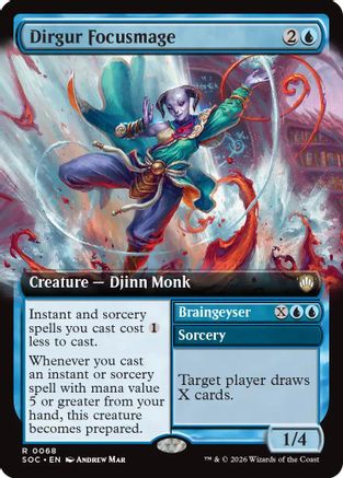 Dirgur Focusmage (Extended Art) (68) [Commander: Secrets of Strixhaven] - Deck Out Gaming