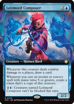 Leitmotif Composer (Extended Art) (70) [Commander: Secrets of Strixhaven] - Deck Out Gaming