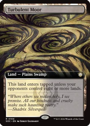 Turbulent Moor (Extended Art) (104) [Commander: Secrets of Strixhaven] - Deck Out Gaming