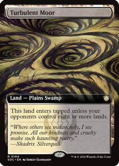 Turbulent Moor (Extended Art) (104) [Commander: Secrets of Strixhaven] - Deck Out Gaming