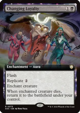 Changing Loyalty (Extended Art) (73) [Commander: Secrets of Strixhaven] - Deck Out Gaming