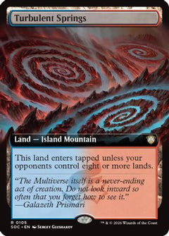Turbulent Springs (Extended Art) (105) [Commander: Secrets of Strixhaven] - Deck Out Gaming