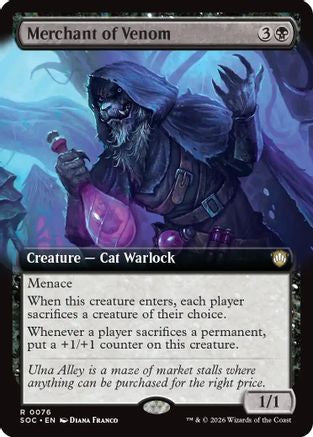 Merchant of Venom (Extended Art) (76) [Commander: Secrets of Strixhaven] - Deck Out Gaming