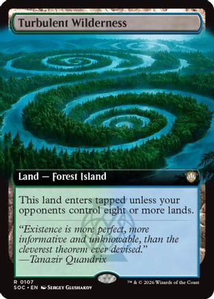 Turbulent Wilderness (Extended Art) (107) [Commander: Secrets of Strixhaven] - Deck Out Gaming