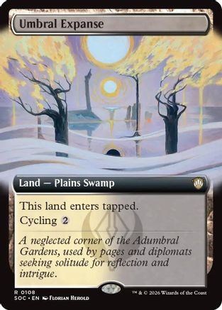 Umbral Expanse (Extended Art) (108) [Commander: Secrets of Strixhaven] - Deck Out Gaming