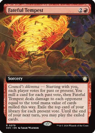 Fateful Tempest (Extended Art) (79) [Commander: Secrets of Strixhaven] - Deck Out Gaming