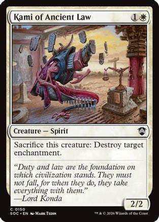 Kami of Ancient Law (150) [Commander: Secrets of Strixhaven] - Deck Out Gaming