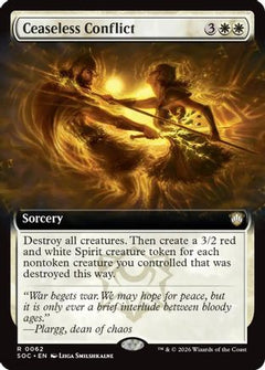 Ceaseless Conflict (Extended Art) (62) [Commander: Secrets of Strixhaven] - Deck Out Gaming