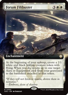 Forum Filibuster (Extended Art) (64) [Commander: Secrets of Strixhaven] - Deck Out Gaming