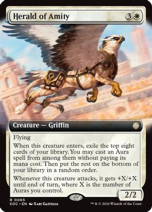 Herald of Amity (Extended Art) (65) [Commander: Secrets of Strixhaven] - Deck Out Gaming