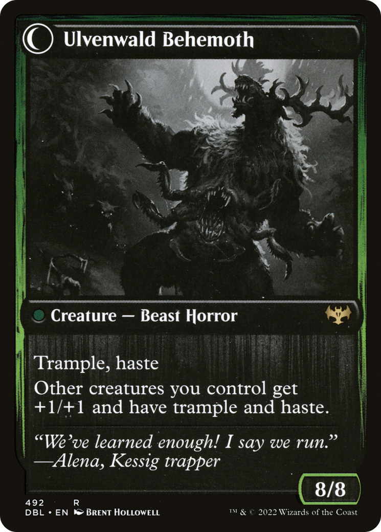 Ulvenwald Oddity (492) [Innistrad: Double Feature] foil - Deck Out Gaming