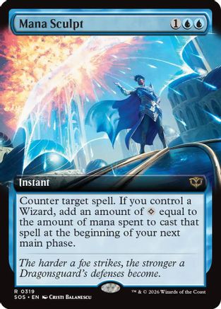 Mana Sculpt (Extended Art) (319) [Secrets of Strixhaven] foil - Deck Out Gaming