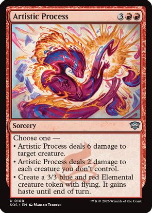 Artistic Process (108) [Secrets of Strixhaven] foil - Deck Out Gaming