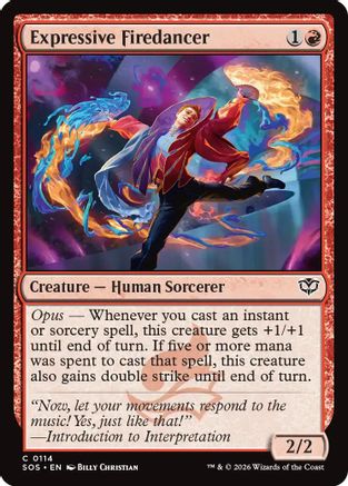 Expressive Firedancer (114) [Secrets of Strixhaven] - Deck Out Gaming