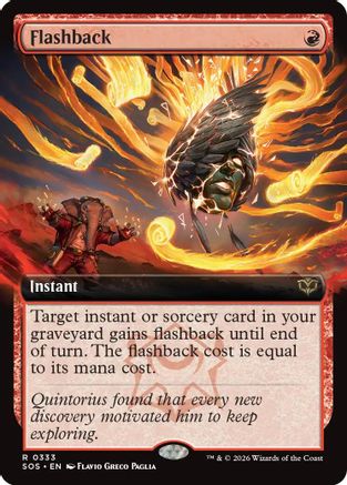 Flashback (Extended Art) (333) [Secrets of Strixhaven] foil - Deck Out Gaming