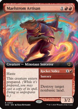 Maelstrom Artisan (Extended Art) (334) [Secrets of Strixhaven] - Deck Out Gaming