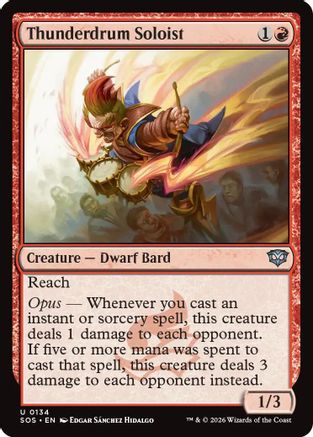 Thunderdrum Soloist (134) [Secrets of Strixhaven] - Deck Out Gaming