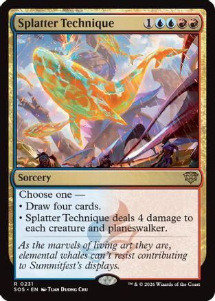 Splatter Technique (231) [Secrets of Strixhaven] foil - Deck Out Gaming